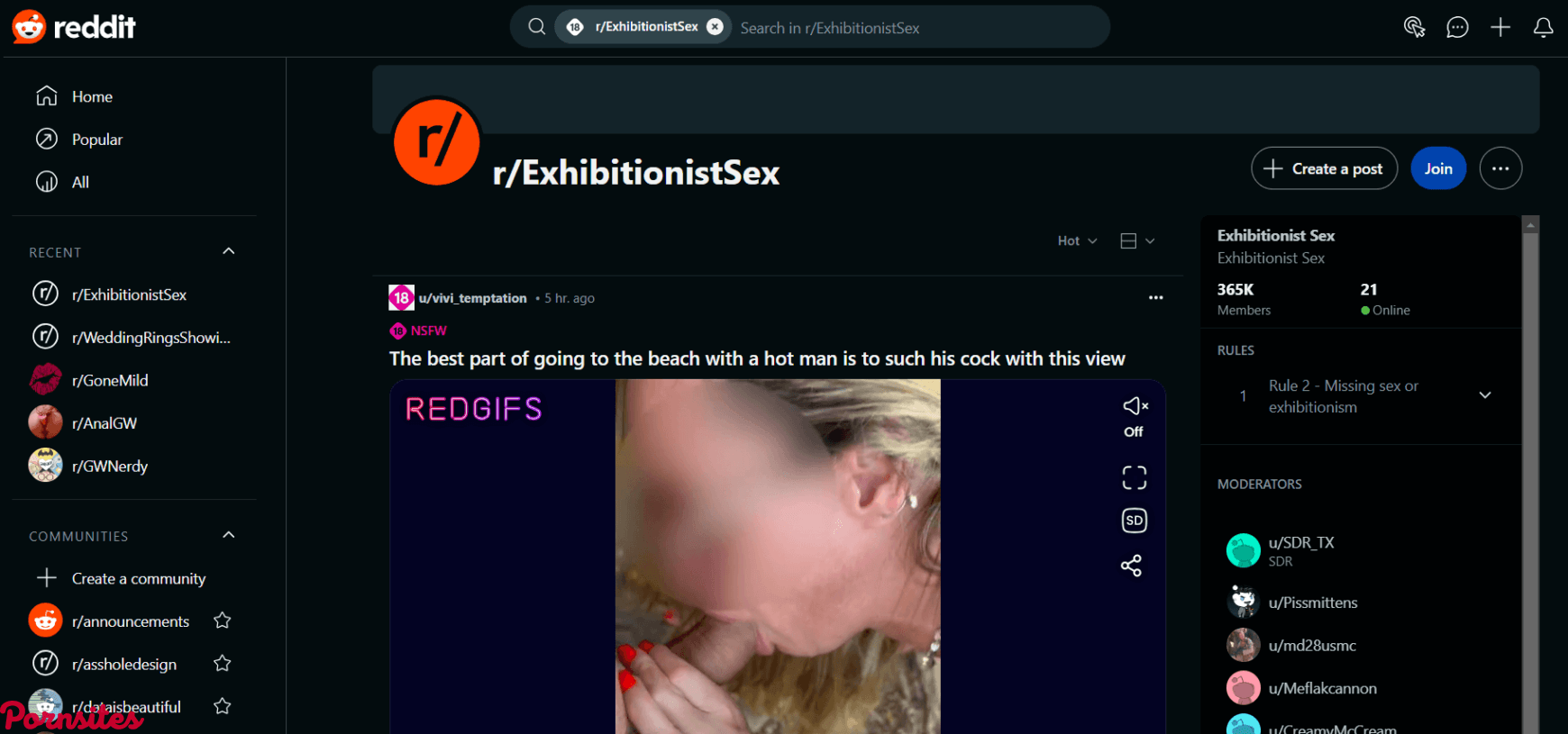 Exhibitionist Sex