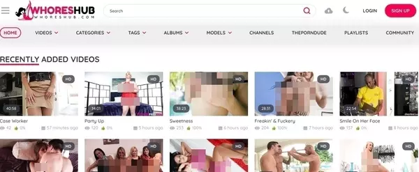 WhoresHub, Free Porn Tube Sites