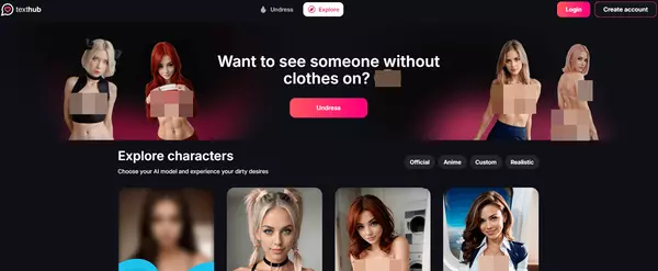TextHub, AI Porn Sites