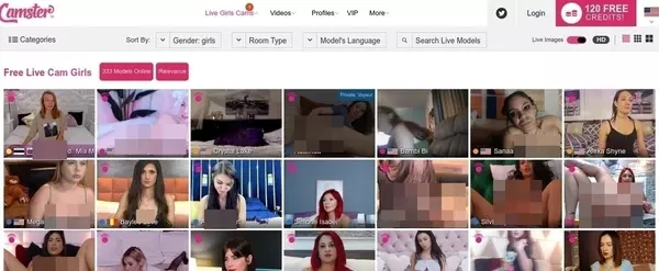 Camster, Live Sex Cam Sites