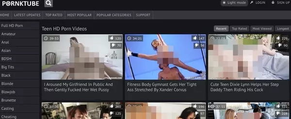 PornKTube Teen, Hall Of Fame