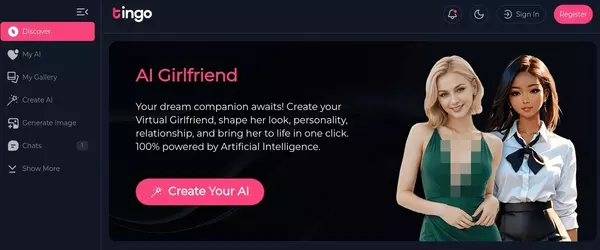 Tingo, AI Porn Sites
