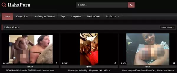 RahaPorn, Black Porn Sites