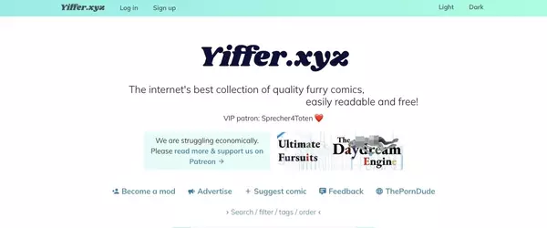 Yiffer, Porn Comics Sites
