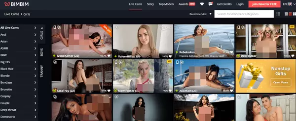 BimBim, Live Sex Cam Sites