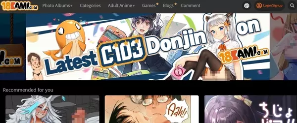 18Kami, Porn Comics Sites