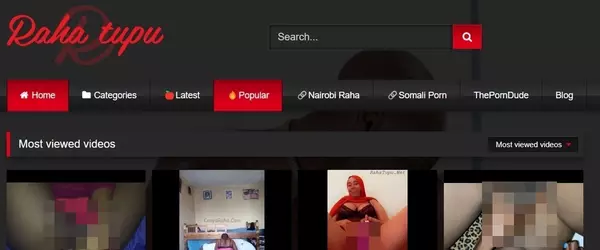 Rahatupu, Black Porn Sites