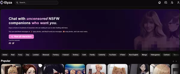 Elyza, AI Porn Sites