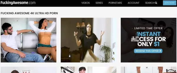 Fucking Awesome, Top Premium Porn Sites