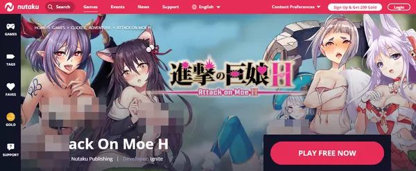 Attack On Moe H, Best Porn Games