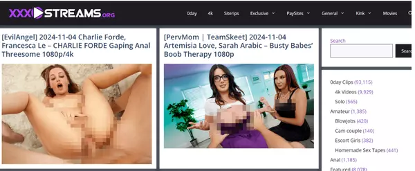 FreePornStreams.org, Free Porn Download Sites