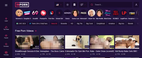InPorn, Free Porn Tube Sites