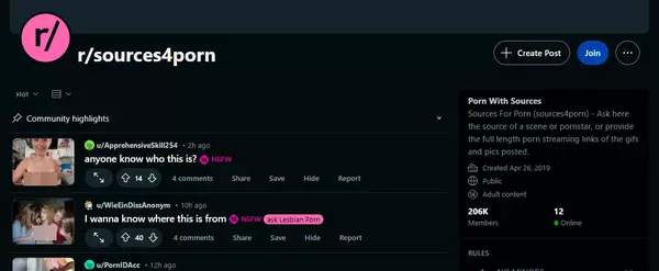 Reddit Sources4Porn, Porn Search Engines