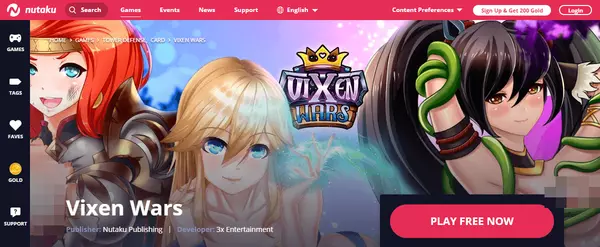 Vixen Wars, Best Porn Games