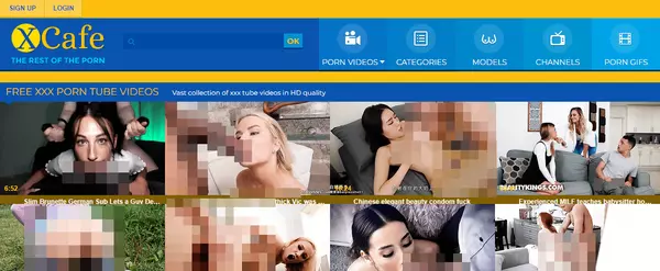 XCafe, Free Porn Tube Sites