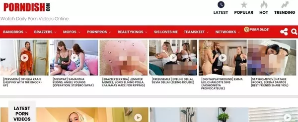 PornDish, Free Porn Tube Sites