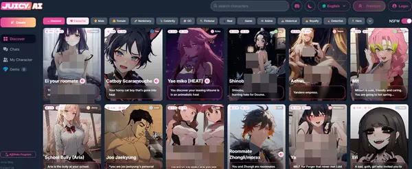 Juicy AI, AI Porn Sites