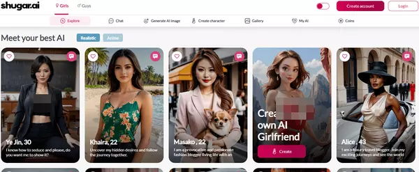 Shugar, AI Porn Sites