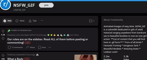 Reddit NSFW GIF